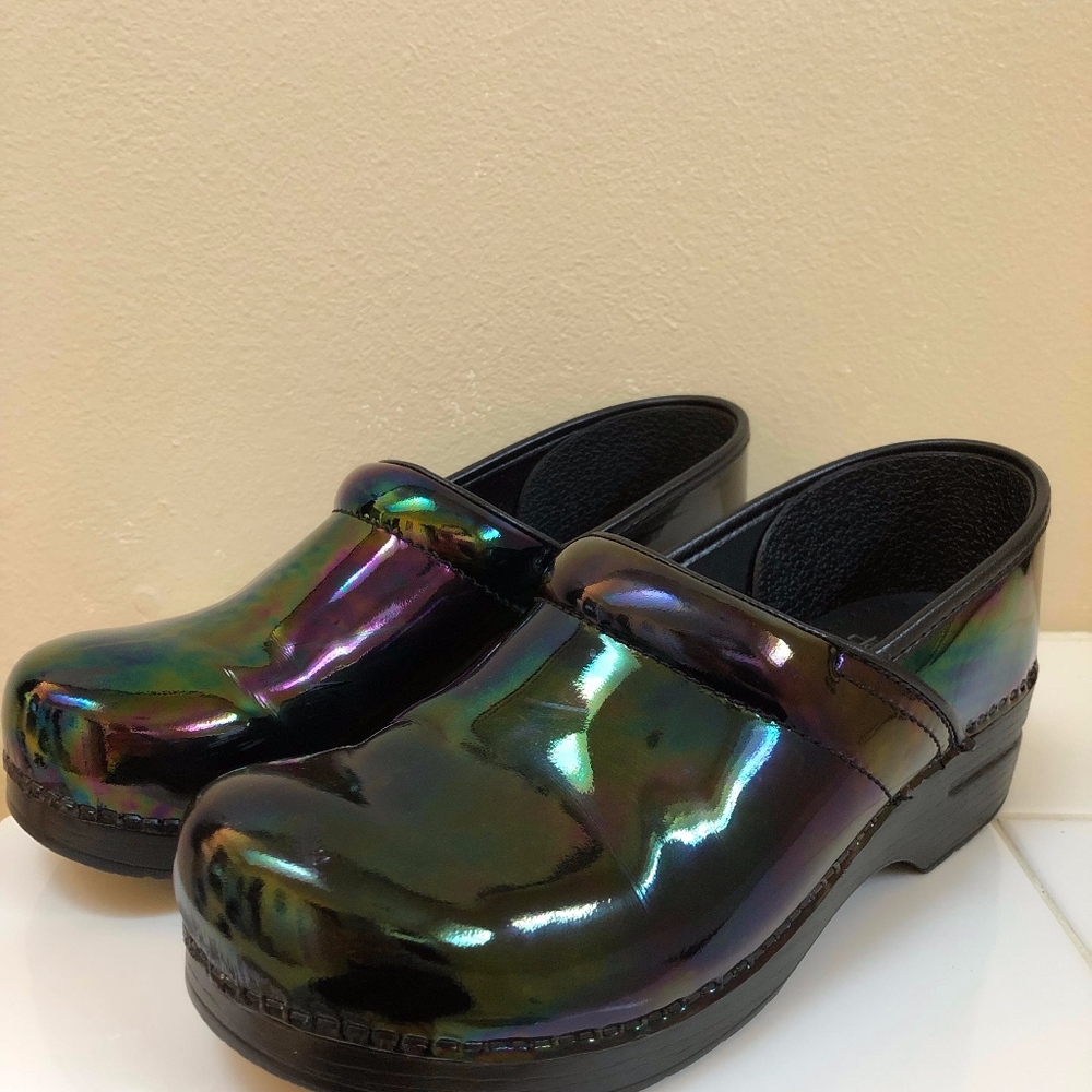Petrol Patent Dansko Women's Professional Clog